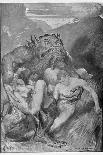 Beowulf Who Has the Strength of Thirty Men Rips off the Arm of Grendel the Monster-John Henry Frederick Bacon-Photographic Print