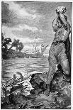The Daemon of evil, with his fierce ravening, greedily grasped them', 1910-John Henry Frederick Bacon-Giclee Print