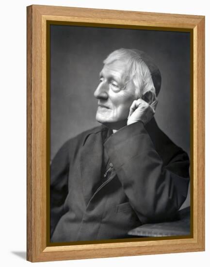 John Henry Newman, British Cardinal, Late 19th Century-null-Framed Premier Image Canvas