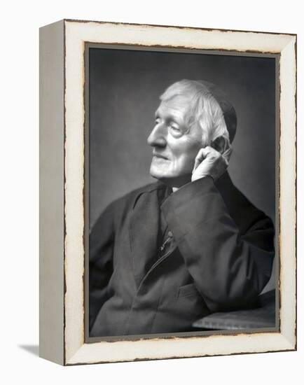 John Henry Newman, British Cardinal, Late 19th Century-null-Framed Premier Image Canvas