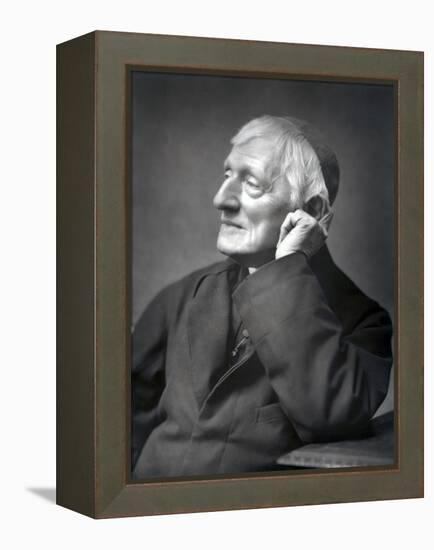 John Henry Newman, British Cardinal, Late 19th Century-null-Framed Premier Image Canvas