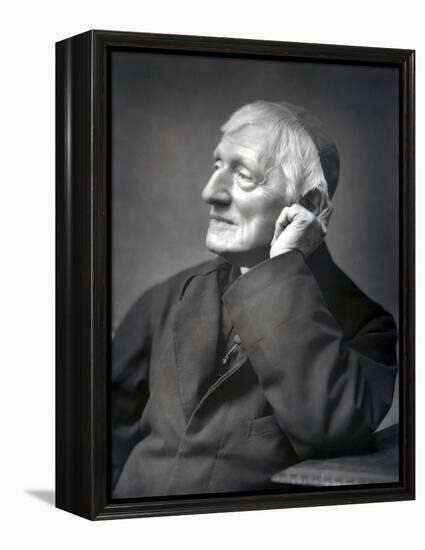 John Henry Newman, British Cardinal, Late 19th Century-null-Framed Premier Image Canvas