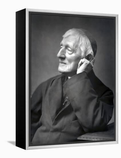 John Henry Newman, British Cardinal, Late 19th Century-null-Framed Premier Image Canvas