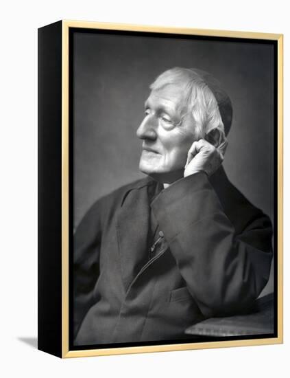 John Henry Newman, British Cardinal, Late 19th Century-null-Framed Premier Image Canvas