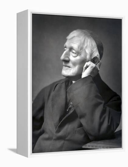 John Henry Newman, British Cardinal, Late 19th Century-null-Framed Premier Image Canvas