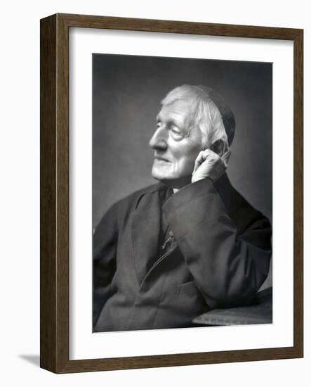 John Henry Newman, British Cardinal, Late 19th Century-null-Framed Photographic Print