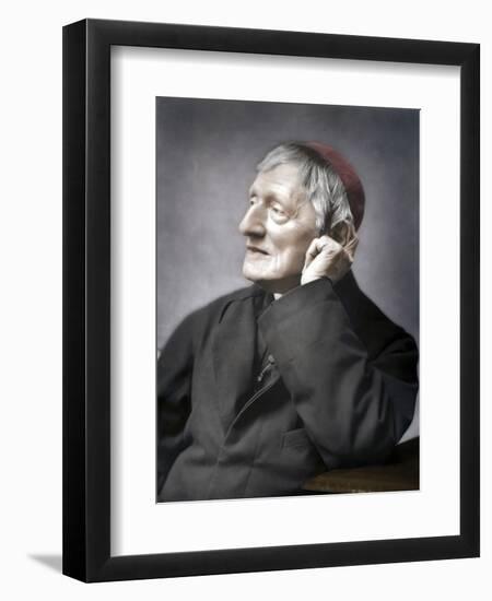 John Henry Newman, British cardinal, late 19th century-Unknown-Framed Photographic Print