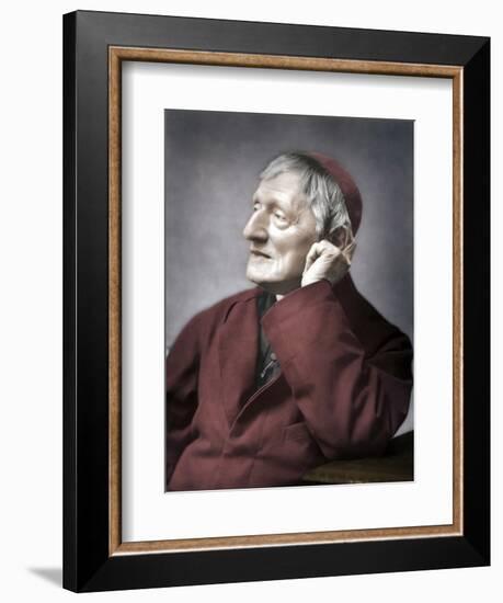 John Henry Newman, British cardinal, late 19th century-Unknown-Framed Photographic Print