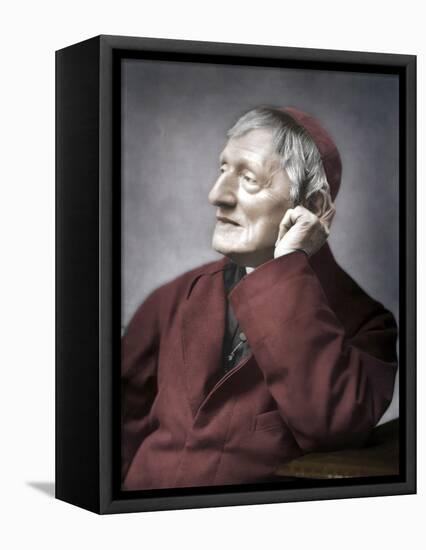 John Henry Newman, British cardinal, late 19th century-Unknown-Framed Premier Image Canvas