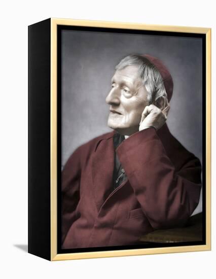 John Henry Newman, British cardinal, late 19th century-Unknown-Framed Premier Image Canvas