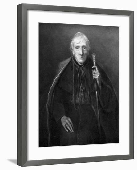 John Henry Newman in Old Age, British Scholar and Theologian, C1885-null-Framed Giclee Print