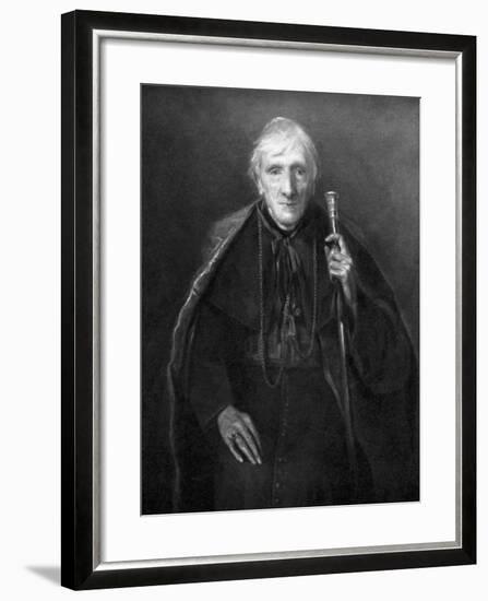 John Henry Newman in Old Age, British Scholar and Theologian, C1885-null-Framed Giclee Print