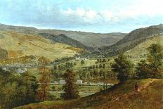 Cat Holes Dam Fall in Todmorden, 1870-John Holland-Giclee Print
