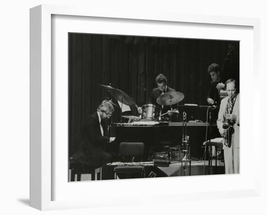 John Horler, Tony Kinsey, Alec Dankworth and John Dankworth Performing in London, 1985-Denis Williams-Framed Photographic Print