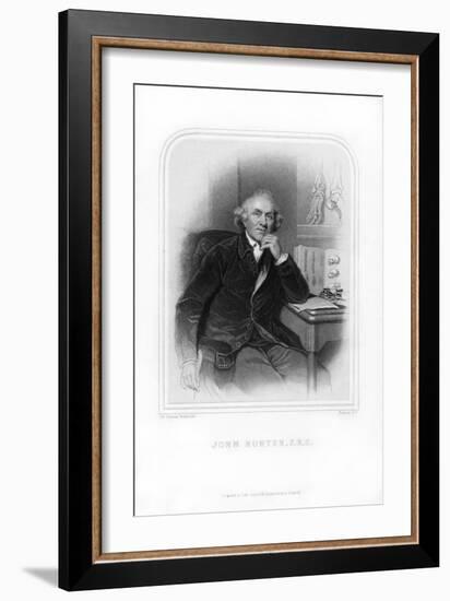 John Hunter, Scottish Surgeon, 1870-Francis Holl-Framed Giclee Print