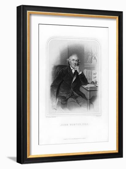 John Hunter, Scottish Surgeon, 1870-Francis Holl-Framed Giclee Print