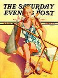 "Broken Beach Chair," Saturday Evening Post Cover, August 12, 1939-John Hyde Phillips-Giclee Print