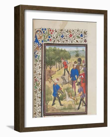 John II Comnenus, Byzantine Emperor at the Hunt, 1460S-null-Framed Giclee Print