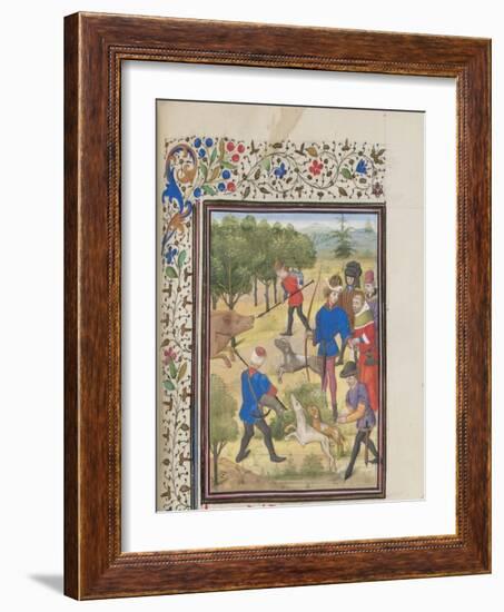 John II Comnenus, Byzantine Emperor at the Hunt, 1460S-null-Framed Giclee Print