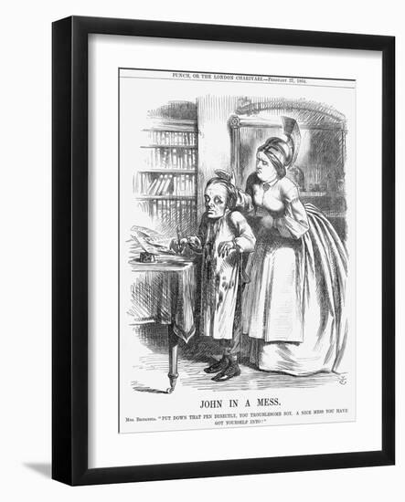 John in a Mess, 1864-John Tenniel-Framed Giclee Print