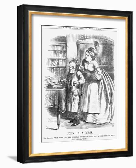 John in a Mess, 1864-John Tenniel-Framed Giclee Print