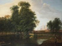 A View of Westminster Abbey, from Rosamund's Pond, St. James's Park-John Inigo Richards-Premier Image Canvas