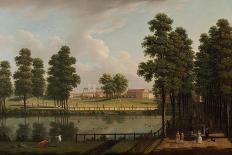 A View of Westminster Abbey, from Rosamund's Pond, St. James's Park-John Inigo Richards-Framed Premier Image Canvas