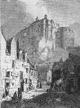 'Edinburgh Castle', 1843, (1845)-John Jackson-Mounted Giclee Print