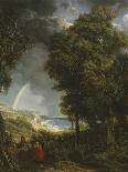Dog Clippers on the Pont-Neuf, 1820 (Colour Litho)-John James Chalon-Framed Giclee Print