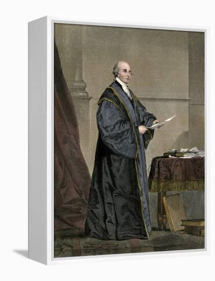 John Jay, First Chief Justice of the United States-null-Framed Premier Image Canvas