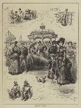 Royal Visit to Normanton Hall-John Jellicoe-Framed Giclee Print