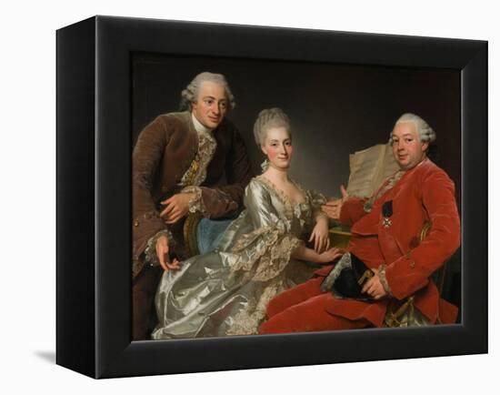 John Jennings, His Brother and Sister-In-Law, 1769-Alexander Roslin-Framed Premier Image Canvas