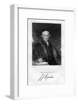 John Julius Angerstein (1735-182), English Philanthropist and Merchant-Scriven-Framed Giclee Print