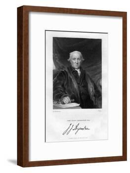 John Julius Angerstein (1735-182), English Philanthropist and Merchant-Scriven-Framed Giclee Print