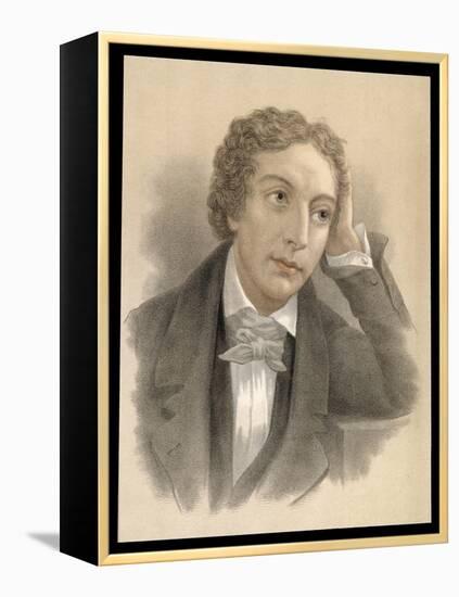 John Keats English Poet-null-Framed Stretched Canvas