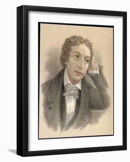 John Keats English Poet-null-Framed Art Print