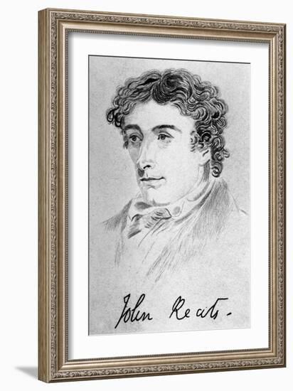 John Keats, English Poet-William Hilton-Framed Giclee Print