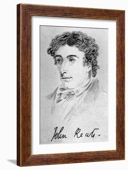 John Keats, English Poet-William Hilton-Framed Giclee Print