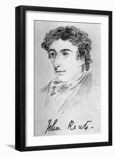 John Keats, English Poet-William Hilton-Framed Giclee Print