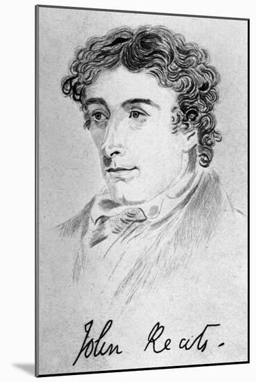 John Keats, English Poet-William Hilton-Mounted Giclee Print
