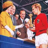 Bobby Moore Collecting the Football World Cup Trophy in 1966-John Keay-Giclee Print