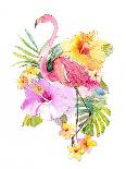 Hummingbird with Geranium, 2015-John Keeling-Giclee Print