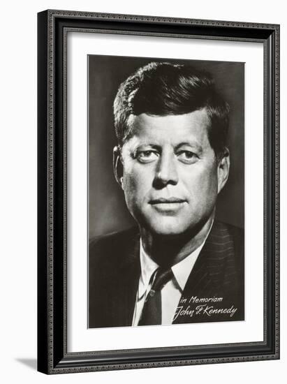 John Kennedy-null-Framed Art Print