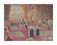 The Laying In State of Her Majesty the Queen Mother-John King-Premium Giclee Print