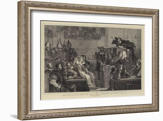 John Knox Preaching before the Lords of the Congregation, the Tenth of June, 1559-Sir David Wilkie-Framed Giclee Print