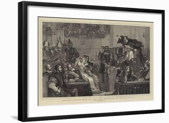 John Knox Preaching before the Lords of the Congregation, the Tenth of June, 1559-Sir David Wilkie-Framed Giclee Print