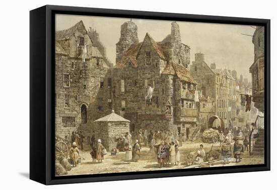 John Knox's House, Edinburgh-Louise J. Rayner-Framed Premier Image Canvas