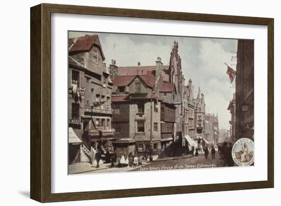 John Knox's House, High Street, Edinburgh-null-Framed Photographic Print