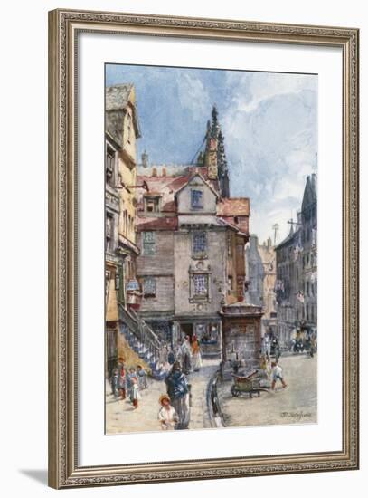 John Knox's House, High Street-John Fulleylove-Framed Giclee Print