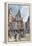 John Knox's House, High Street-John Fulleylove-Framed Premier Image Canvas